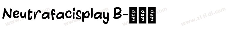 Neutrafacisplay B字体转换